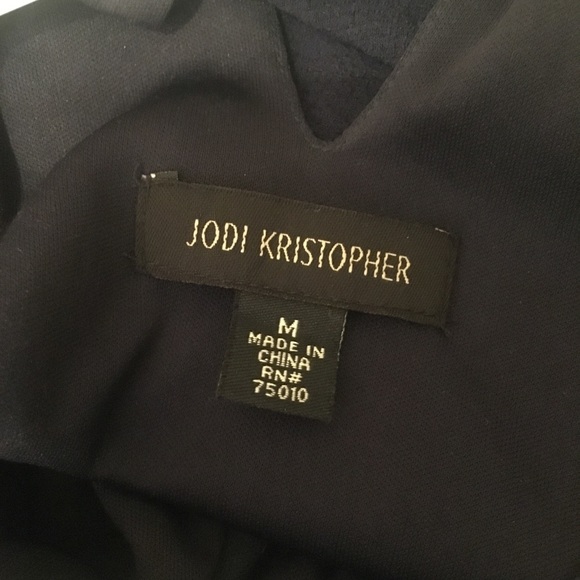 Cutout Navy Dress - Picture 6 of 6